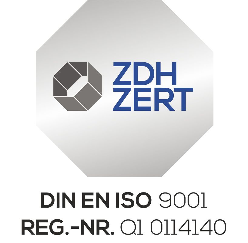 Siegel DIN EN ISO #ISO9001