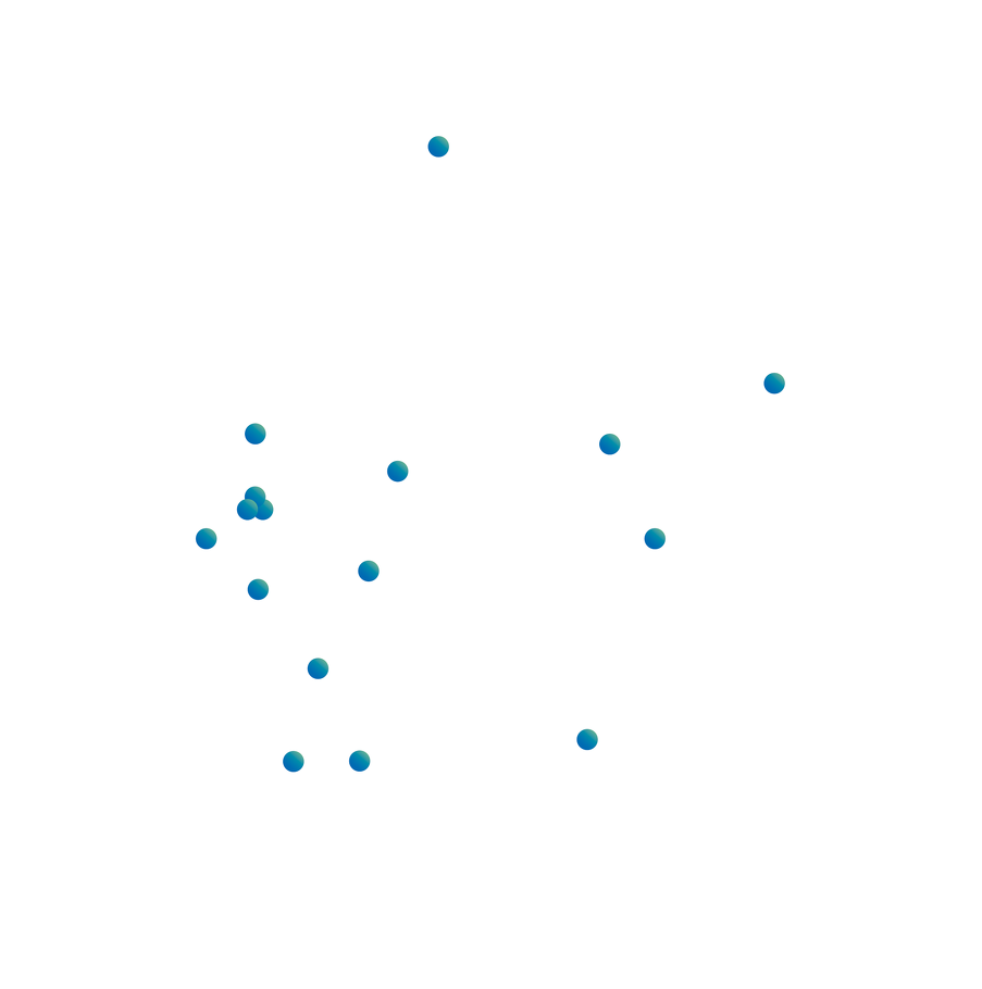 Landkarte NRW inkl. Kontaktdaten der START NRW-Niederlassungen